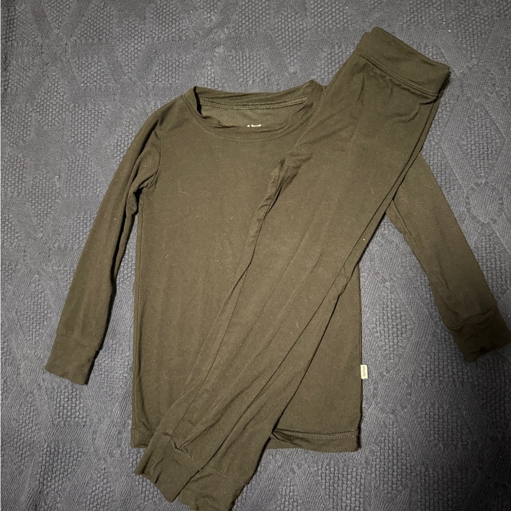 Little Sleepies: Black two-piece pajama set - 18-24 months